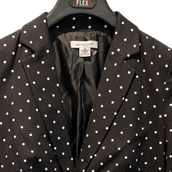 Liz Claiborne polka dot jacket. - Picture 2 of 5